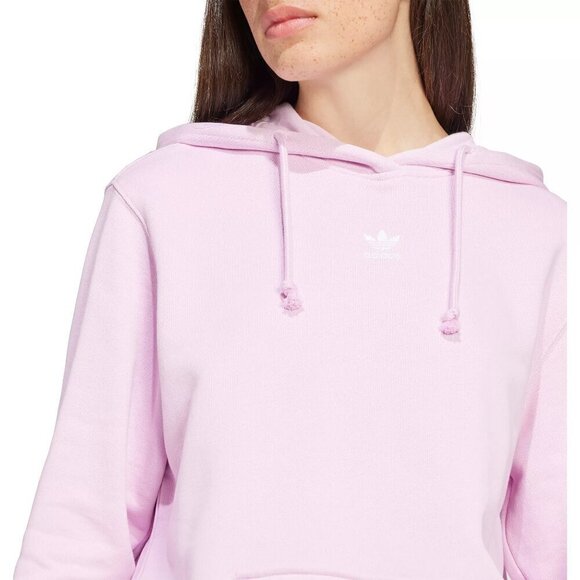 NWT Adidas Originals Adicolor Essentials Pink Fleece Hoodie - Picture 4 of 7